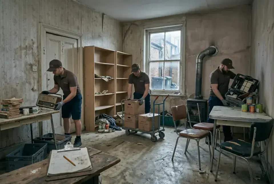 Hausentrümpelung durch ein professionelles Team